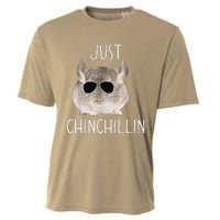 Funny Just Chinchillin Chinchilla Bro Relaxing Chillin Cooling Performance Crew T-Shirt