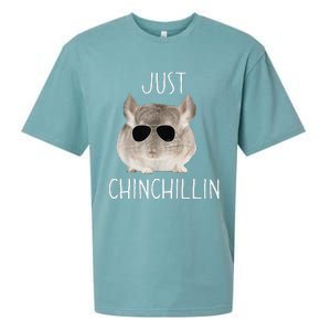 Funny Just Chinchillin Chinchilla Bro Relaxing Chillin Sueded Cloud Jersey T-Shirt