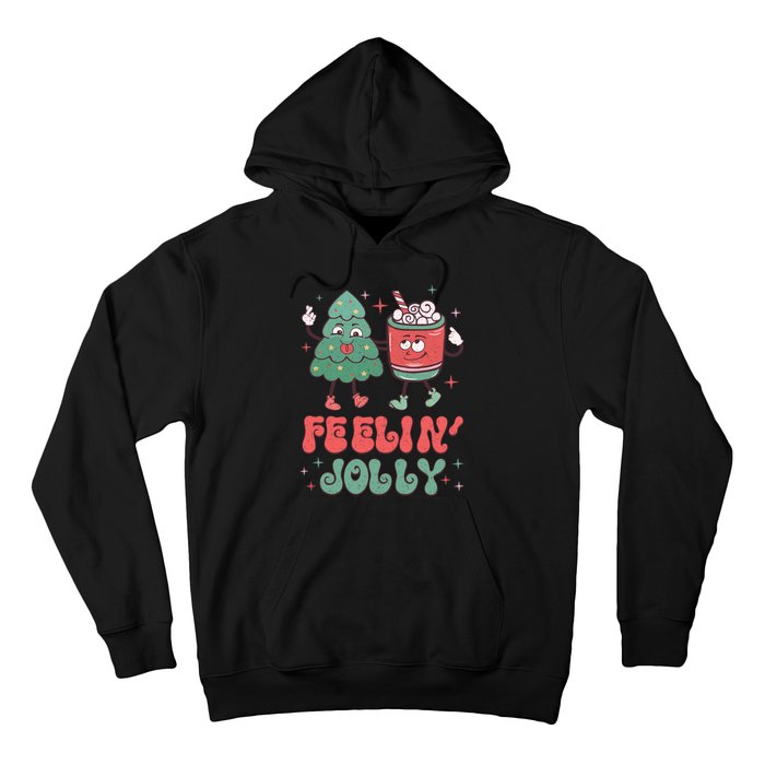 Feelin Jolly Christmas Graphic Hoodie