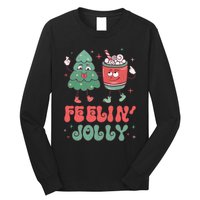 Feelin Jolly Christmas Graphic Long Sleeve Shirt