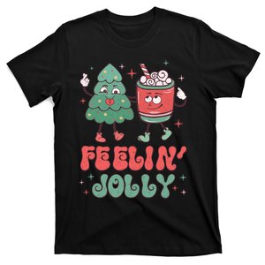 Feelin Jolly Christmas Graphic T-Shirt