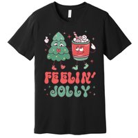 Feelin Jolly Christmas Graphic Premium T-Shirt