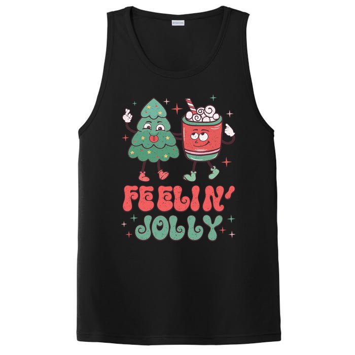 Feelin Jolly Christmas Graphic PosiCharge Competitor Tank