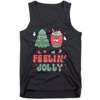 Feelin Jolly Christmas Graphic Tank Top