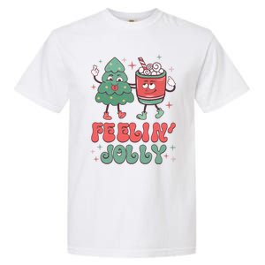 Feelin Jolly Christmas Graphic Garment-Dyed Heavyweight T-Shirt