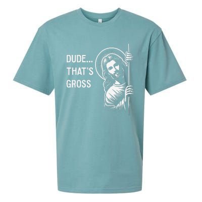 Funny Jesus Christ Meme Quote Dude ThatS Gross I Saw That Sueded Cloud Jersey T-Shirt