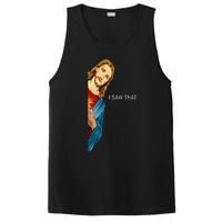 Funny Jesus Christian I Saw That PosiCharge Competitor Tank