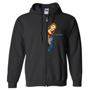 Funny Jesus Christian I Saw That Full Zip Hoodie