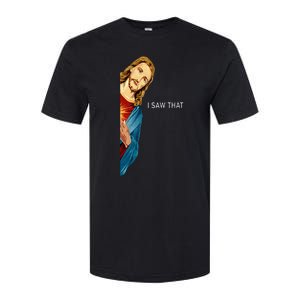 Funny Jesus Christian I Saw That Softstyle CVC T-Shirt