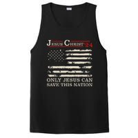 Funny Jesus Christ 24 Only Jesus Can Save This Nation PosiCharge Competitor Tank