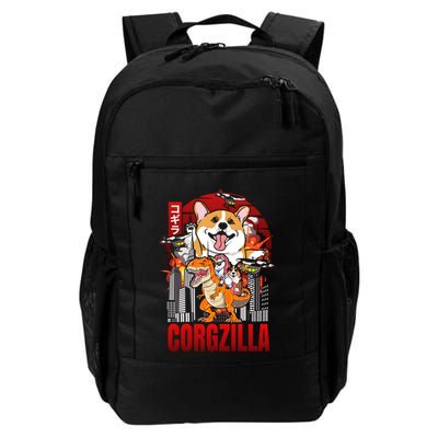 Funny Japanese Corgzilla Unicorn Funny Dog Corgi Lovers Great Gift Backpack