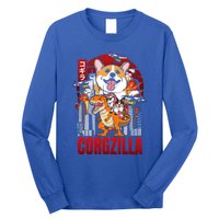 Funny Japanese Corgzilla Unicorn Funny Dog Corgi Lovers Great Gift Long Sleeve Shirt