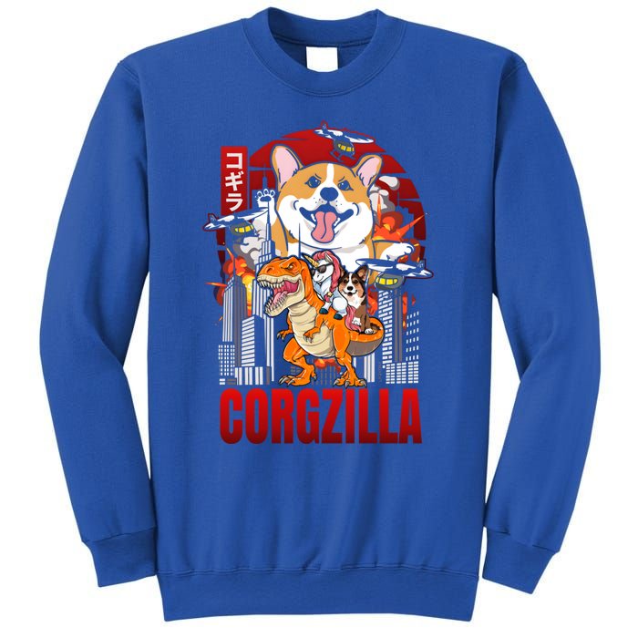 Funny Japanese Corgzilla Unicorn Funny Dog Corgi Lovers Great Gift Sweatshirt