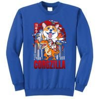 Funny Japanese Corgzilla Unicorn Funny Dog Corgi Lovers Great Gift Tall Sweatshirt