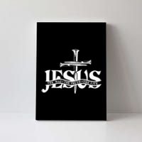 Floral Jesus Cross Don't Be Afraid Just Believe Canvas