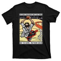 Funny Jesus Christian Playing Basketball Gift For T-Shirt