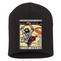 Funny Jesus Christian Playing Basketball Gift For Short Acrylic Beanie