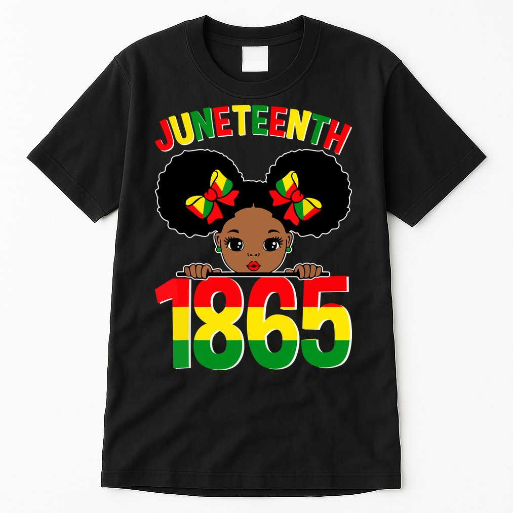 Funny Juneteenth Celebrating 1865 Cute Black African American Tall T-Shirt