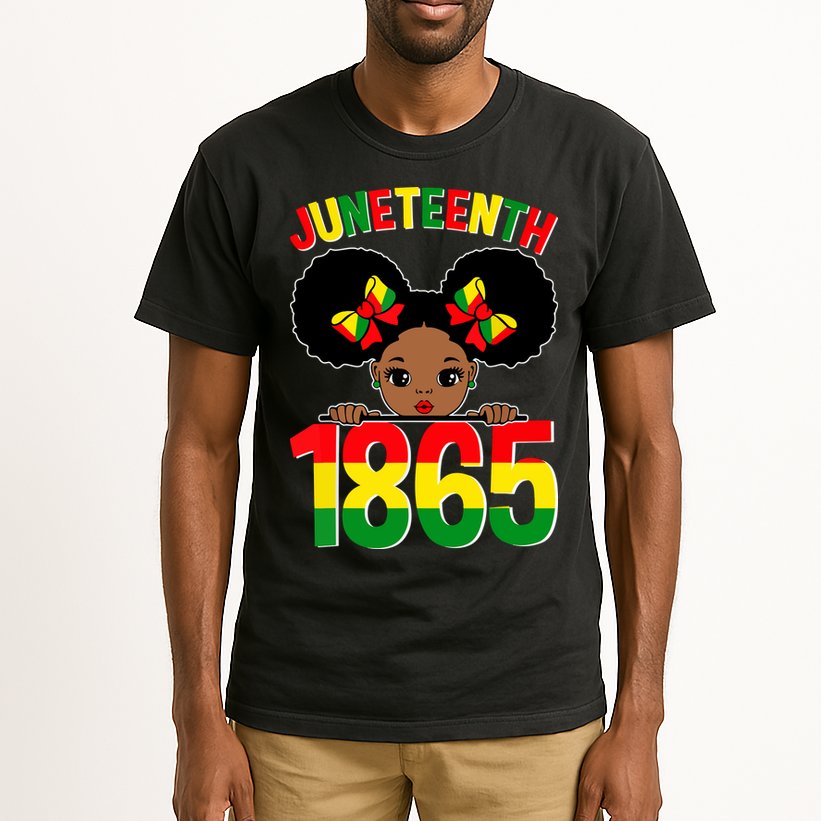 Funny Juneteenth Celebrating 1865 Cute Black African American Tall T-Shirt