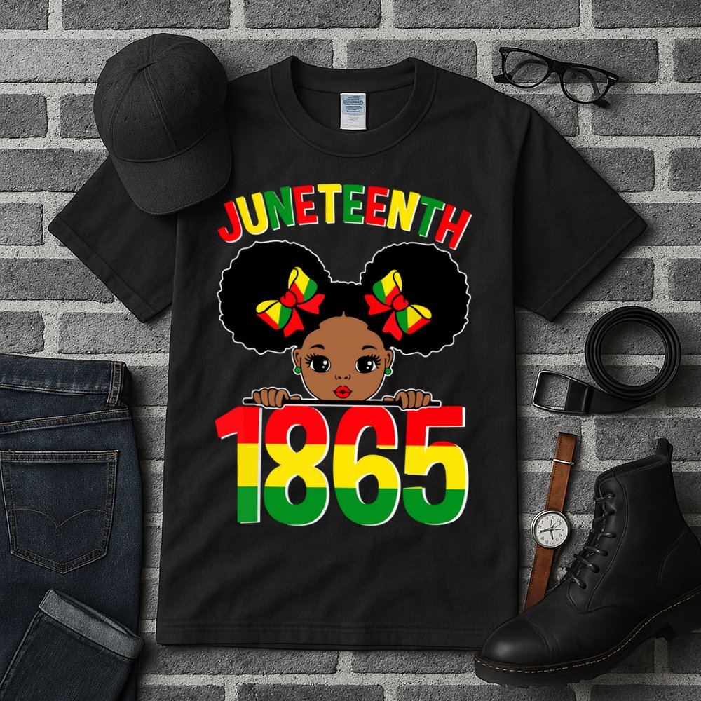 Funny Juneteenth Celebrating 1865 Cute Black African American Tall T-Shirt