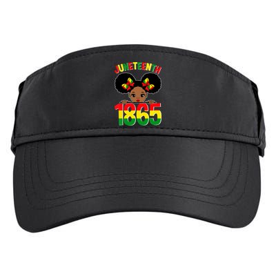 Funny Juneteenth Celebrating 1865 Cute Black African American Adult Drive Performance Visor