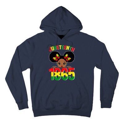 Funny Juneteenth Celebrating 1865 Cute Black African American Hoodie