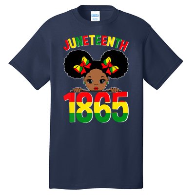 Funny Juneteenth Celebrating 1865 Cute Black African American Tall T-Shirt