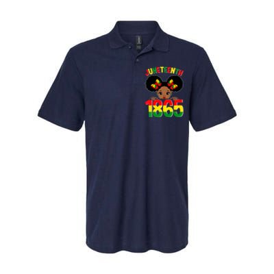 Funny Juneteenth Celebrating 1865 Cute Black African American Softstyle Adult Sport Polo