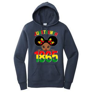 Funny Juneteenth Celebrating 1865 Cute Black African American Women's Pullover Hoodie