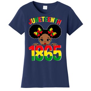 Funny Juneteenth Celebrating 1865 Cute Black African American Women's T-Shirt