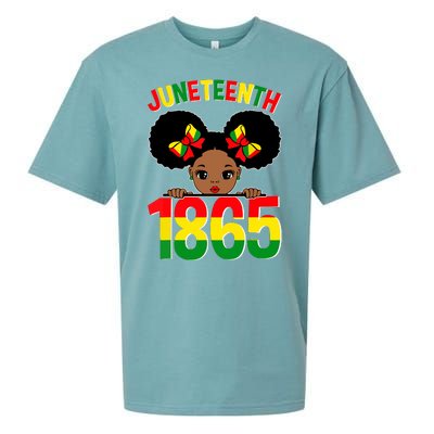 Funny Juneteenth Celebrating 1865 Cute Black African American Sueded Cloud Jersey T-Shirt