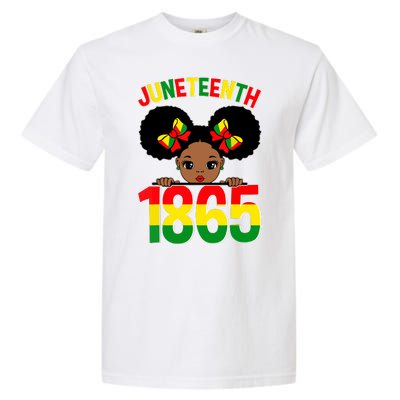 Funny Juneteenth Celebrating 1865 Cute Black African American Garment-Dyed Heavyweight T-Shirt