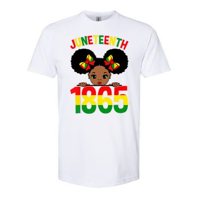 Funny Juneteenth Celebrating 1865 Cute Black African American Softstyle CVC T-Shirt