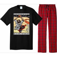 Funny Jesus Christian Playing Basketball Gift Pajama Set