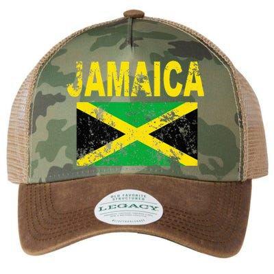 Flag Jamaica Cool Jamaican Flags Legacy Tie Dye Trucker Hat