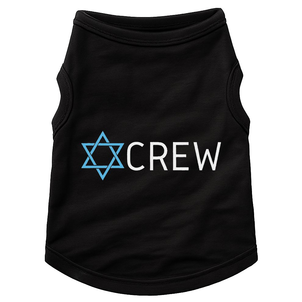 Funny Jew Crew Jewish Friendship Love Doggie Tank