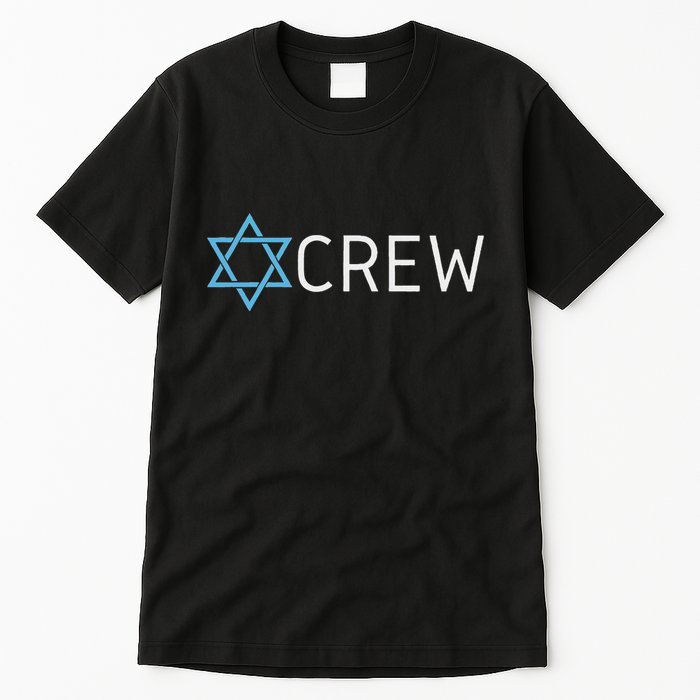 Funny Jew Crew Jewish Friendship Love Tall T-Shirt