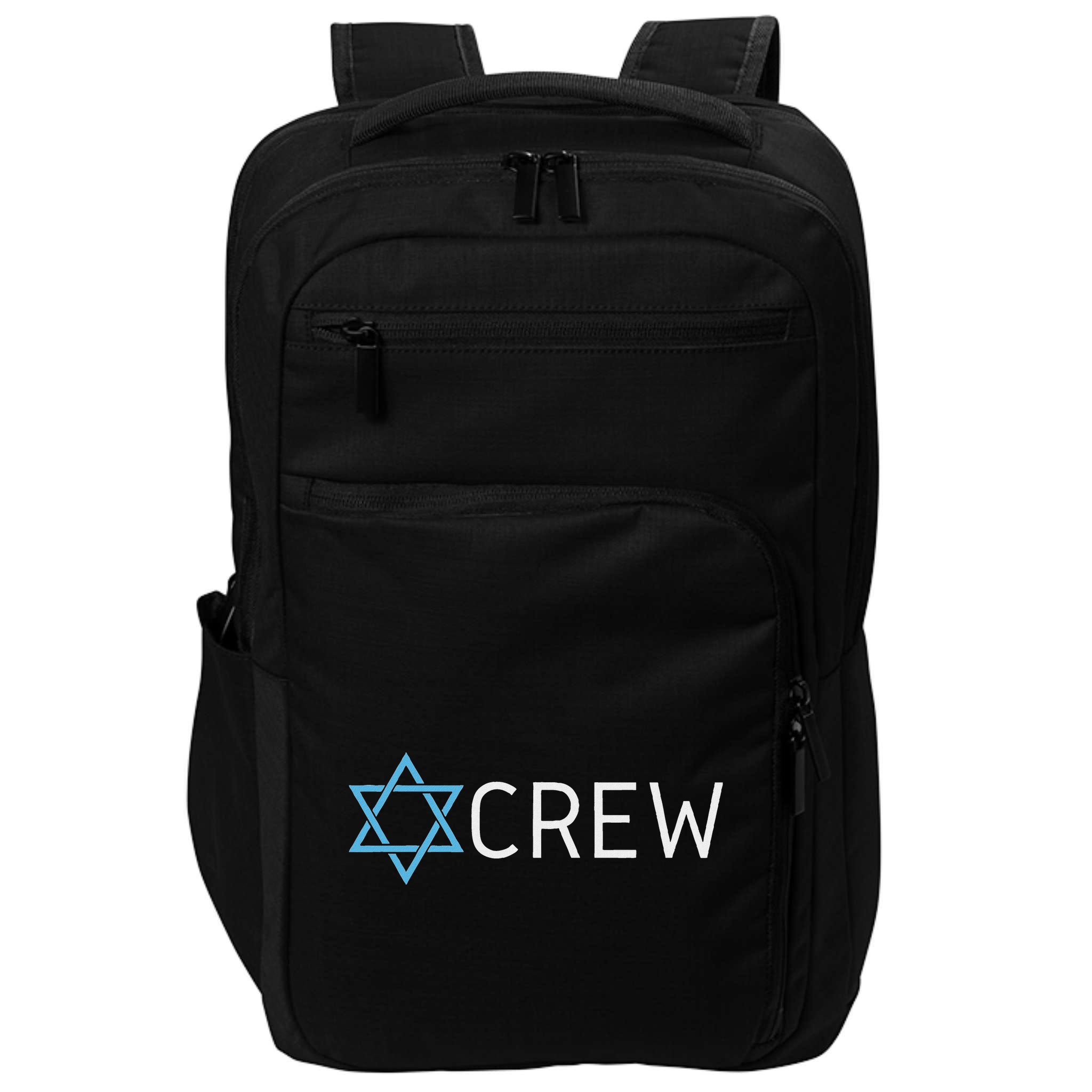 Funny Jew Crew Jewish Friendship Love Impact Tech Backpack