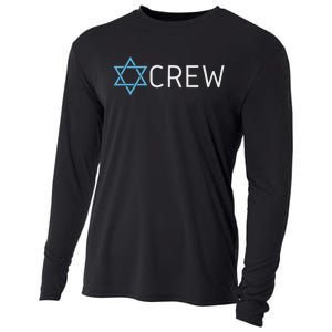 Funny Jew Crew Jewish Friendship Love Cooling Performance Long Sleeve Crew