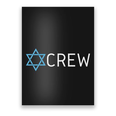 Funny Jew Crew Jewish Friendship Love Poster