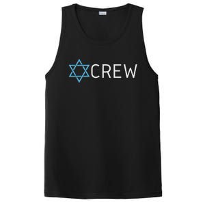 Funny Jew Crew Jewish Friendship Love PosiCharge Competitor Tank