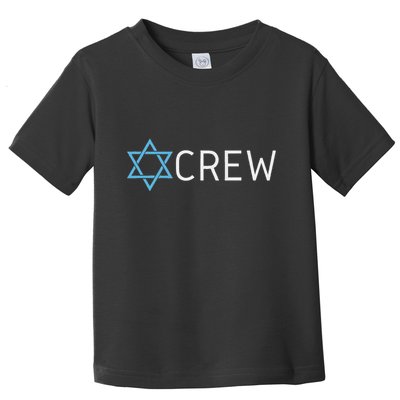 Funny Jew Crew Jewish Friendship Love Toddler T-Shirt