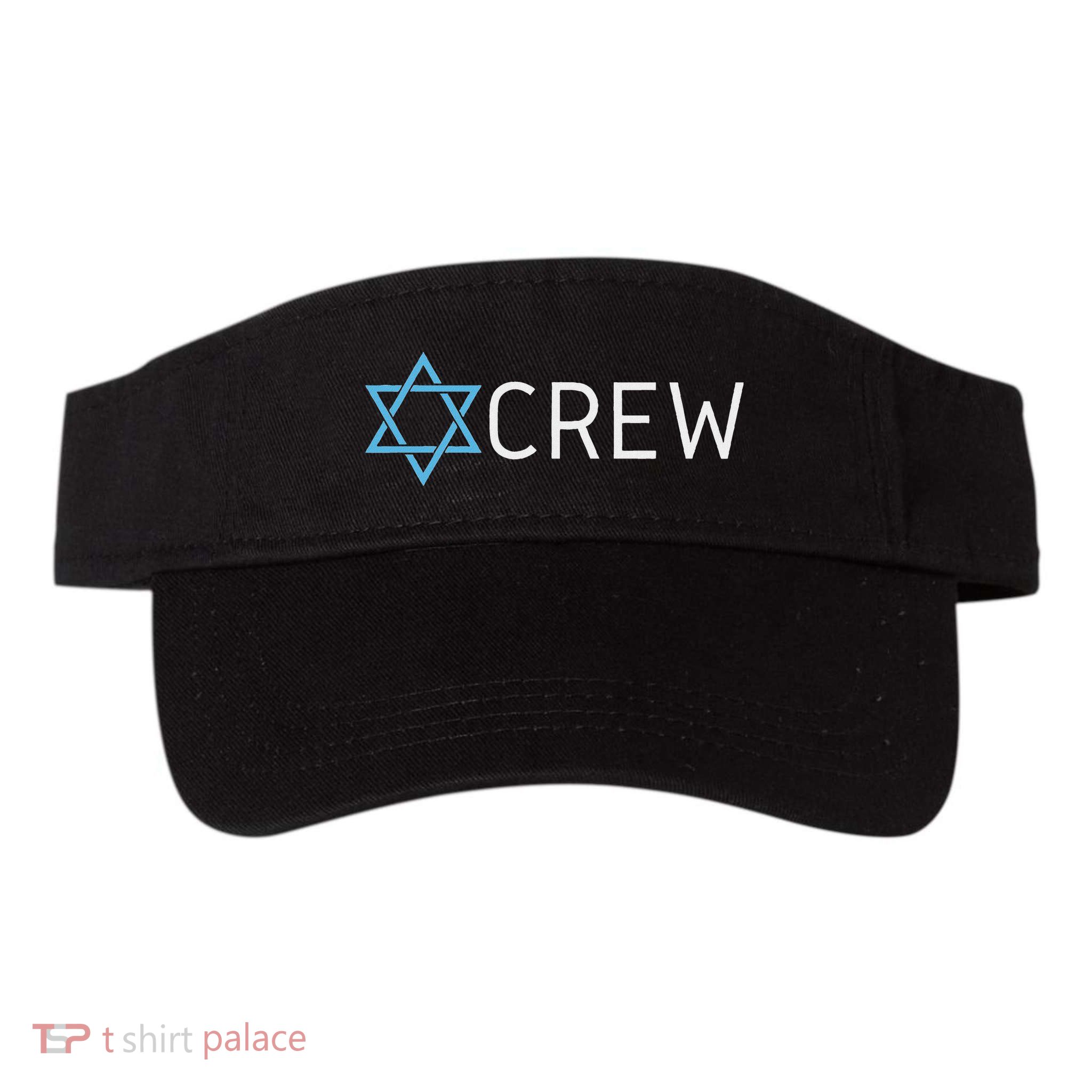 Funny Jew Crew Jewish Friendship Love Visor