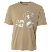 Funny Jesus Christ Meme Quote Dude ThatS Gross I Saw That Cooling Performance Crew T-Shirt