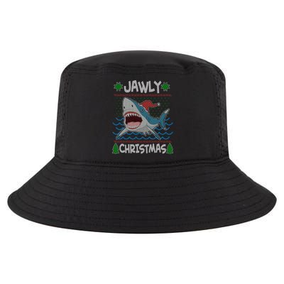 Funny Jawly Christmas Shark Ugly Christmas Sweater Cool Comfort Performance Bucket Hat