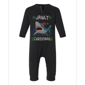 Funny Jawly Christmas Shark Ugly Christmas Sweater Infant Fleece One Piece