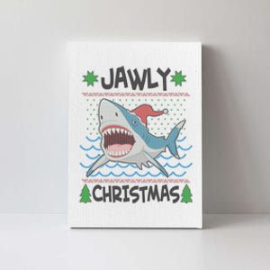 Funny Jawly Christmas Shark Ugly Christmas Sweater Canvas