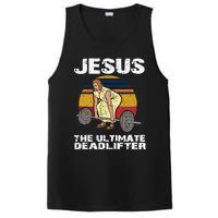 Funny Jesus Christian Weight Lifting Gym PosiCharge Competitor Tank