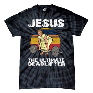 Funny Jesus Christian Weight Lifting Gym Tie-Dye T-Shirt