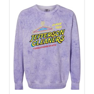 Funny Jefferson Cleaners Colorblast Crewneck Sweatshirt